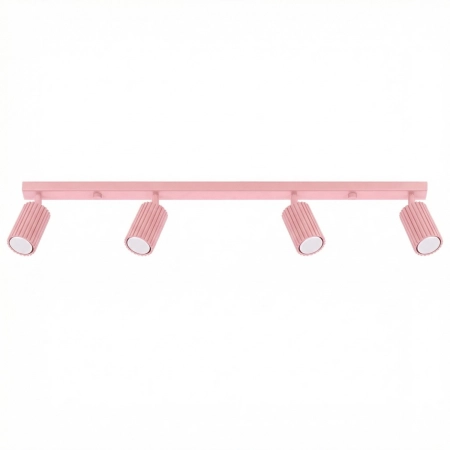 Plafon aluminiowy różowy 4-punktowy 81cm KARBON z serii KARBON SL.1937 - Sollux Lighting