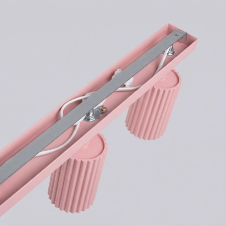 Plafon aluminiowy różowy 4-punktowy 81cm KARBON z serii KARBON SL.1937 - Sollux Lighting