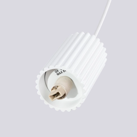 Lampa wisząca HALO 2P biała SL.1971 - Sollux