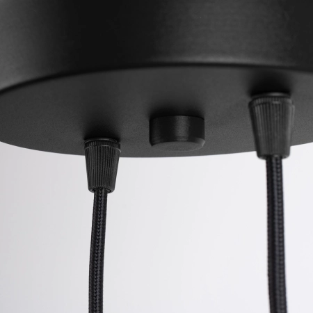 Lampa wisząca HALO 2P czarna SL.1972 - Sollux