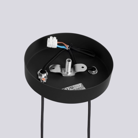 Lampa wisząca HALO 2P czarna SL.1972 - Sollux