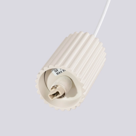 Lampa wisząca HALO 2P beżowa SL.1973 - Sollux