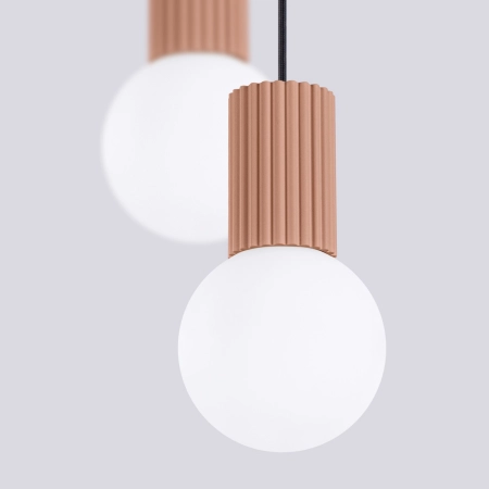 Lampa wisząca HALO 2P mocca SL.1976 - Sollux