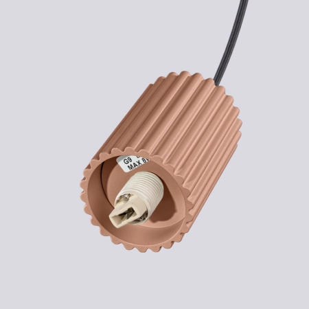 Lampa wisząca HALO 2P mocca SL.1976 - Sollux