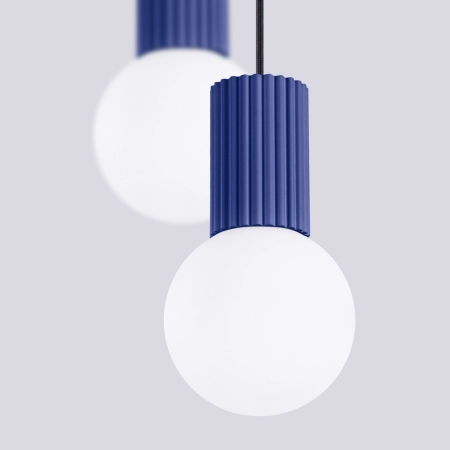 Lampa wisząca HALO 2P ultramaryna SL.1977 - Sollux