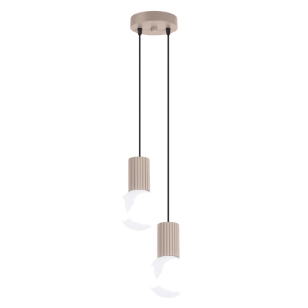 Lampa wisząca HALO 2P taupe SL.1978 - Sollux