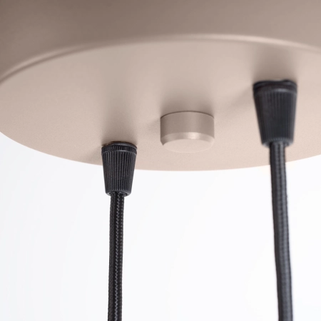 Lampa wisząca HALO 2P taupe SL.1978 - Sollux