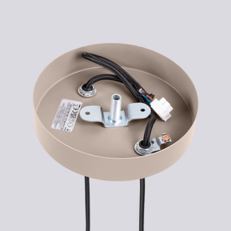 Lampa wisząca HALO 2P taupe SL.1978 - Sollux