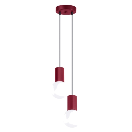 Lampa wisząca HALO 2P burgund SL.1979 - Sollux