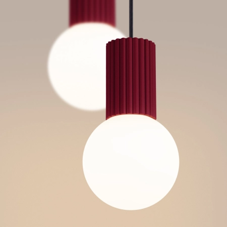 Lampa wisząca HALO 2P burgund SL.1979 - Sollux
