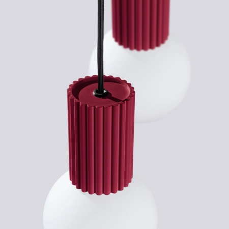 Lampa wisząca HALO 2P burgund SL.1979 - Sollux