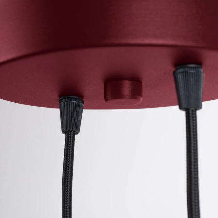 Lampa wisząca HALO 2P burgund SL.1979 - Sollux