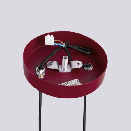 Lampa wisząca HALO 2P burgund SL.1979 - Sollux