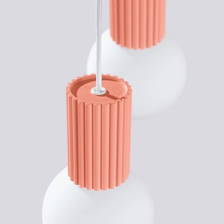 Lampa wisząca HALO 2P brzoskwiniowa SL.1980 - Sollux