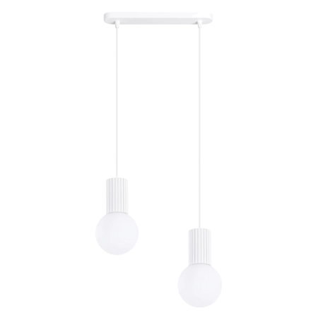 Lampa wisząca HALO 2L biała SL.1981 - Sollux