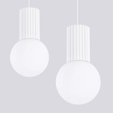 Lampa wisząca HALO 2L biała SL.1981 - Sollux