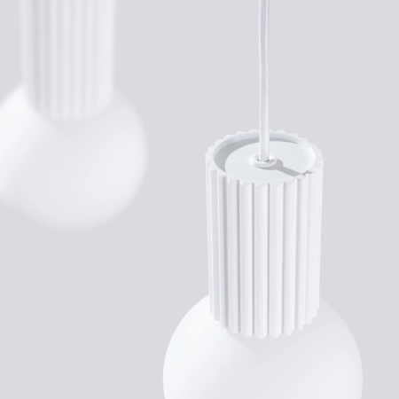 Lampa wisząca HALO 2L biała SL.1981 - Sollux