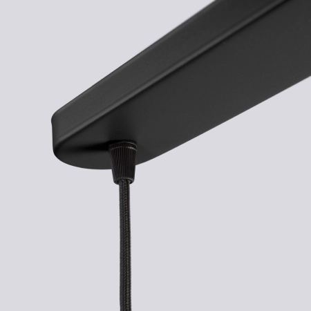 Lampa wisząca HALO 2L czarna SL.1982 - Sollux