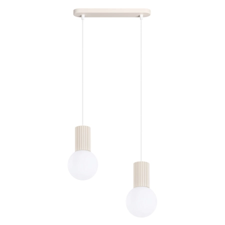 Lampa wisząca HALO 2L beżowa SL.1983 - Sollux