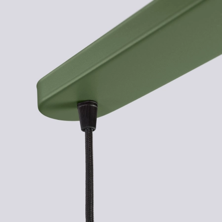 Lampa wisząca HALO 2L zielona oliwka SL.1984 - Sollux