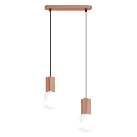 Lampa wisząca HALO 2L mocca SL.1986 - Sollux