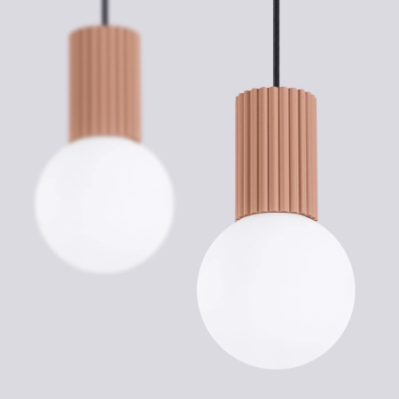 Lampa wisząca HALO 2L mocca SL.1986 - Sollux