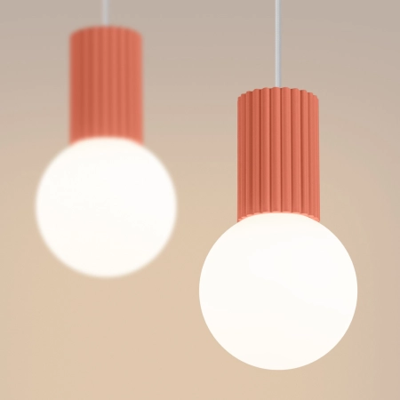Lampa wisząca HALO 2L brzoskwiniowa SL.1990 - Sollux