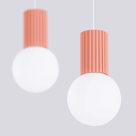 Lampa wisząca HALO 2L brzoskwiniowa SL.1990 - Sollux