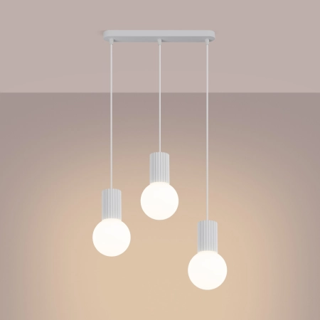 Lampa wisząca HALO 3L biała SL.1991 - Sollux