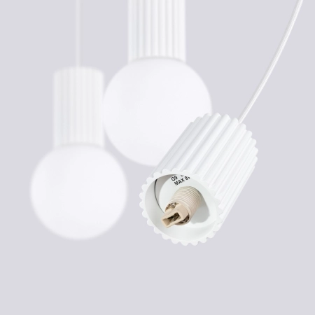 Lampa wisząca HALO 3L biała SL.1991 - Sollux