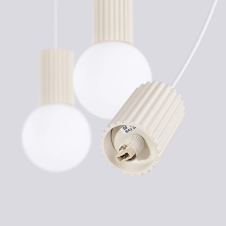 Lampa wisząca HALO 3L beżowa SL.1993 - Sollux
