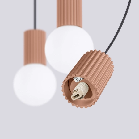 Lampa wisząca HALO 3L mocca SL.1996 - Sollux