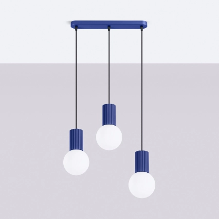 Lampa wisząca HALO 3L ultramaryna SL.1997 - Sollux