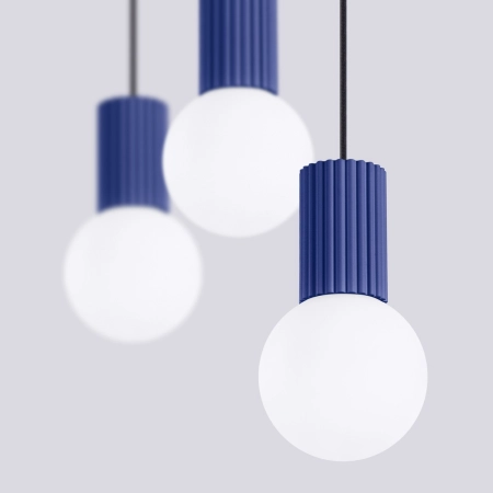 Lampa wisząca HALO 3L ultramaryna SL.1997 - Sollux