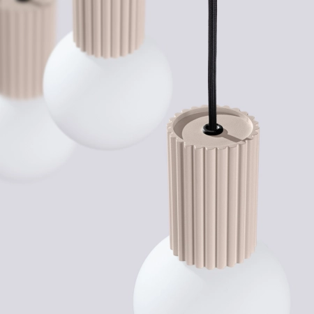 Lampa wisząca HALO 3L taupe SL.1998 - Sollux