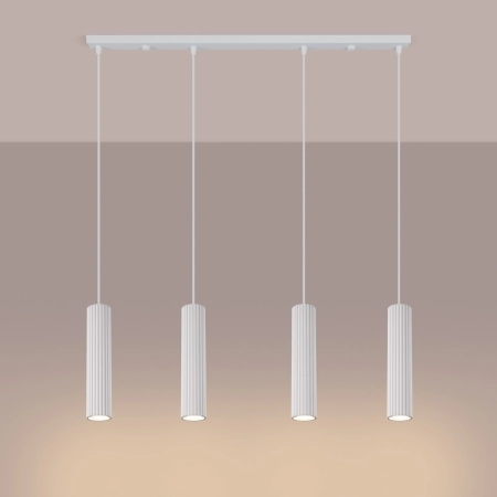 Lampa wisząca KARBON 4L biały SL.2001 - Sollux