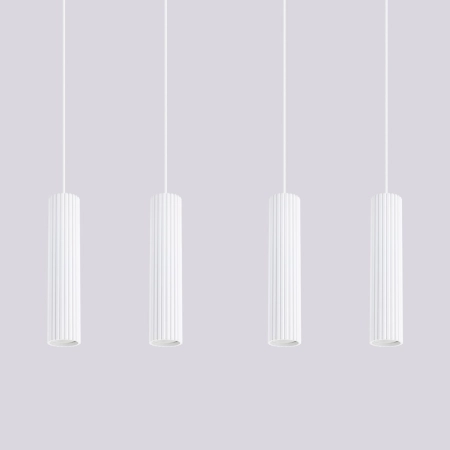 Lampa wisząca KARBON 4L biały SL.2001 - Sollux