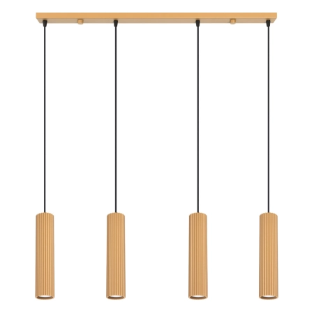 Lampa wisząca KARBON 4L złoty SL.2002 - Sollux