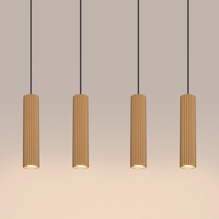 Lampa wisząca KARBON 4L złoty SL.2002 - Sollux