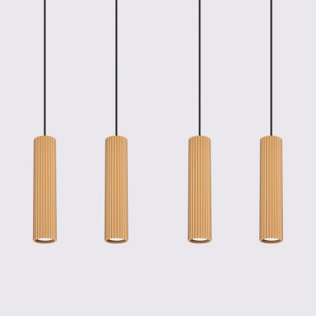 Lampa wisząca KARBON 4L złoty SL.2002 - Sollux