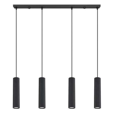 Lampa wisząca KARBON 4L czarny SL.2003 - Sollux