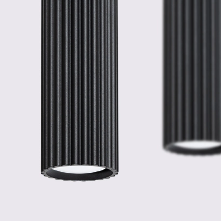 Lampa wisząca KARBON 4L czarny SL.2003 - Sollux