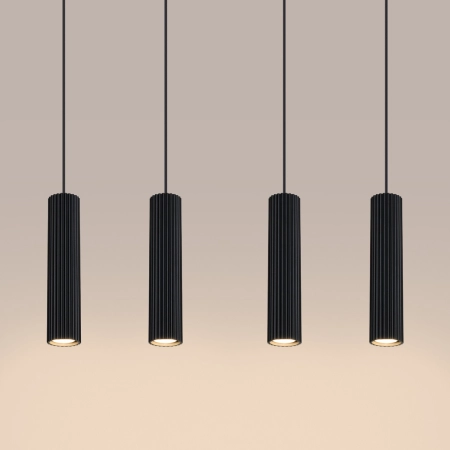 Lampa wisząca KARBON 4L czarny SL.2003 - Sollux