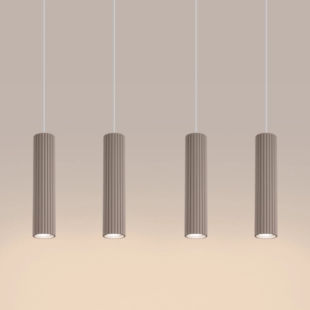 Lampa wisząca KARBON 4L taupe SL.2007 - Sollux