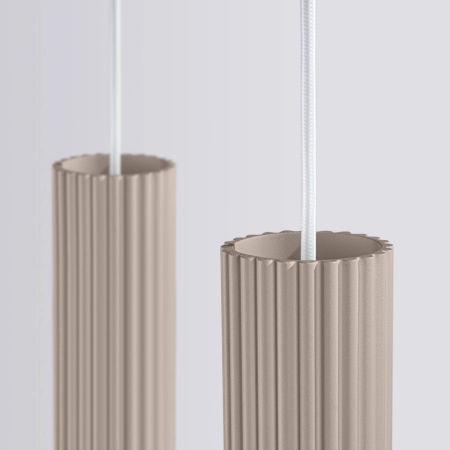 Lampa wisząca KARBON 4L taupe SL.2007 - Sollux