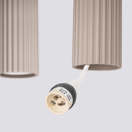 Lampa wisząca KARBON 4L taupe SL.2007 - Sollux