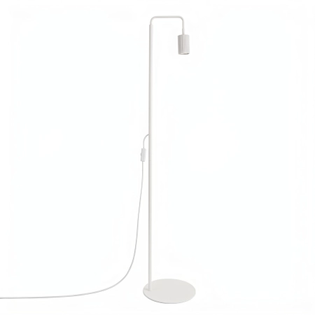 Lampa podłogowa aluminiowa biała 118cm z serii KARBON SL.2013 - Sollux Lighting