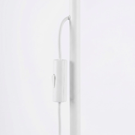Lampa podłogowa aluminiowa biała 3-punktowa KARBON 3 SL.2014 - Sollux Lighting