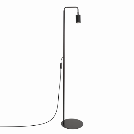 Lampa podłogowa aluminiowa czarna 160cm z serii KARBON SL.2015 - Sollux Lighting