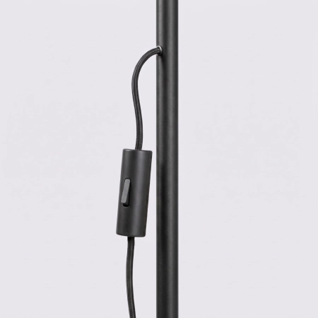 Lampa podłogowa aluminiowa czarna 160cm z serii KARBON SL.2015 - Sollux Lighting